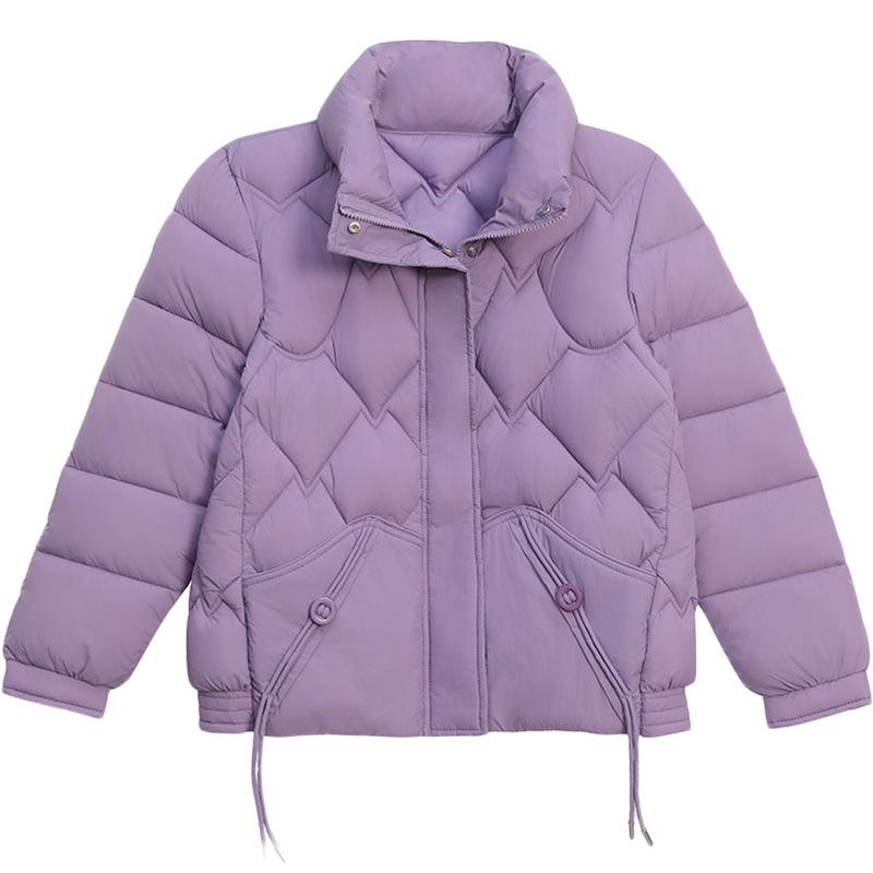 Jachetă din bumbac cu puf pentru îmbrăcăminte de iarnă pentru femei Jachetă nouă din bumbac pentru bărbați mici Jachetă mică, ușoară, la modă, din bumbac Palton scurt și gros