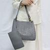 Shu Qi Has the Same Oversized Parachute Bag, Purely Hand-woven Tote Bag, Hand-carried Messenger Large-capacity Vegetable Basket Bag.