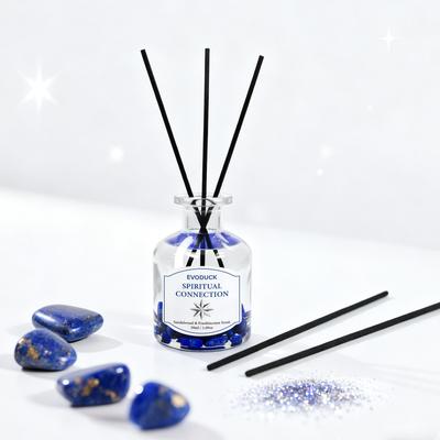 Flammenloses Schilf-Diffusor-Set - Flasche mit ätherischem Öl und Rattan-Stäbchen | Auto-Lufterfrischer, Winter-Weihnachtsgeschenk, Geschenk für Frau