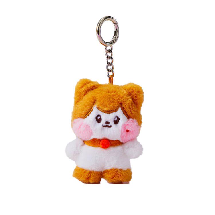 Cartoon Plush Toy Keyring Yujin Gaeul Wonyoung LIZ Rei Leeseo Minive Stuffed Doll Keychain