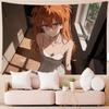 Asuka nástěnná tapiserie pozadí animace Tapiserie Evangelion studentská kolej ložnice Tapiserie Dekorativní tapiserie k posteli