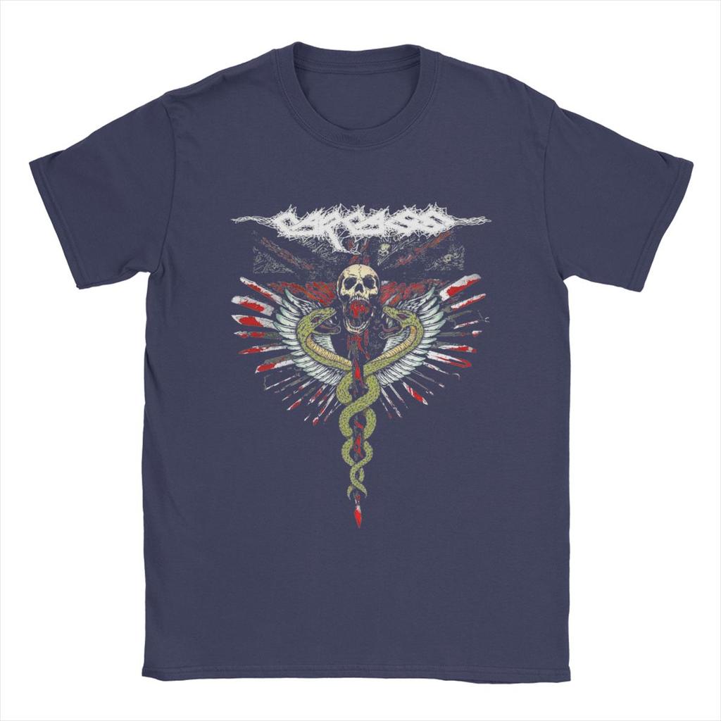 Men's T-Shirts Carcass Band Amazing 100% Cotton Tees Short Sleeve T Shirt Round Collar Clothes New Arrival