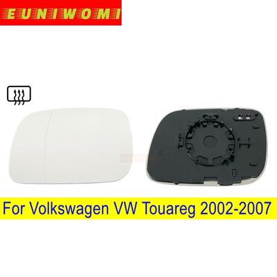 Auto Side Door Wide Angle Heated Rearview Mirror Glass For Volkswagen VW Touareg 2002 2003 2004 2005 2006 2007