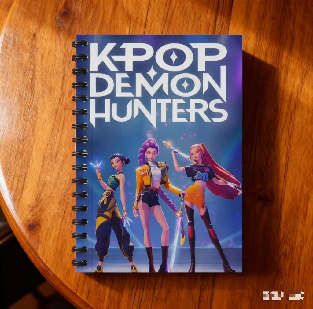A6 K-Pop Dämonenjäger Anime Kawaii Notizbuch Schüler Hand Aufkleber Nachrichtenbuch Tagebuch Buch Malbuch Nachrichtenbuch