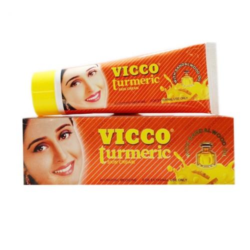 

Крем для лица с Куркумой (70 г), Turmeric Skin Cream, Vicco 8.125