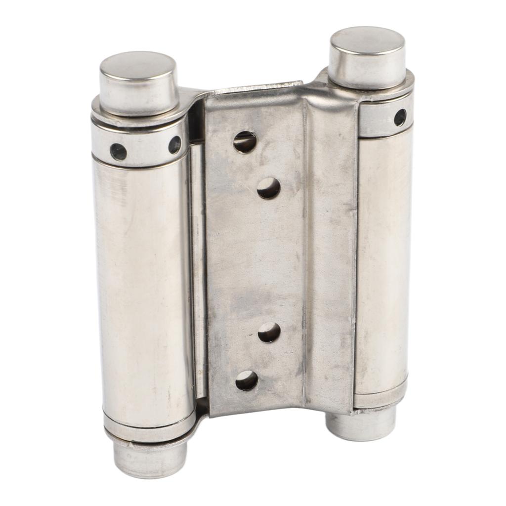 Double Spring Hinge Metal Double-sided Door Hinge Automatic Self Closing Fence Dedicated Hinge Saloon Cafe Swing Door