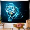 Psychedelic 3D Tiger Tapestry Wall Hanging Bohemian Impression Painting Hippie Tapiz Art Mystery Home Decor