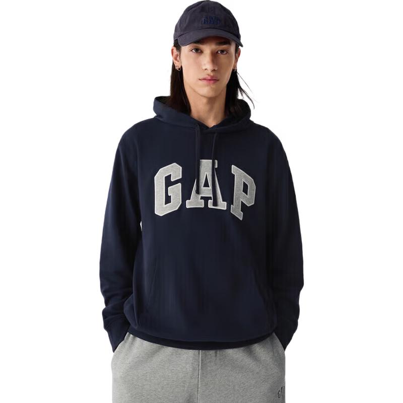 Gap Unisex 2025 Spring Applique Logo Hoodie