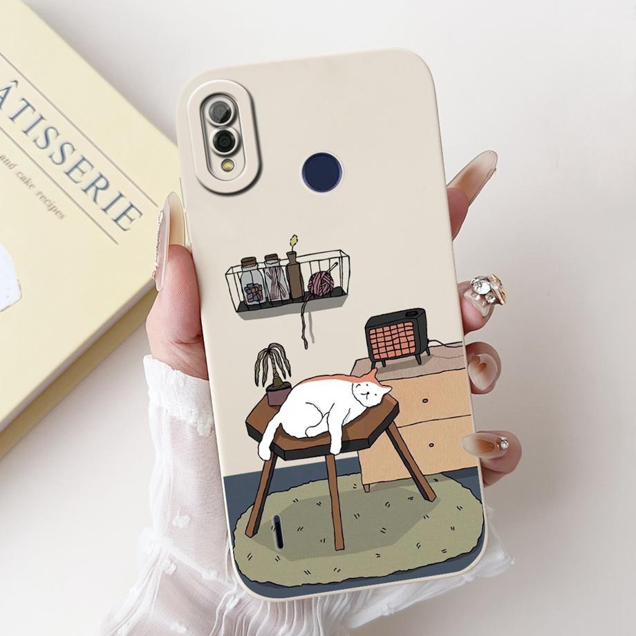 Moon Night Gothic Style Phone Case For Itel P33 Plus P33+ Back Cover Soft Silicone Bumper Coque ITELP33 P 33 Capa