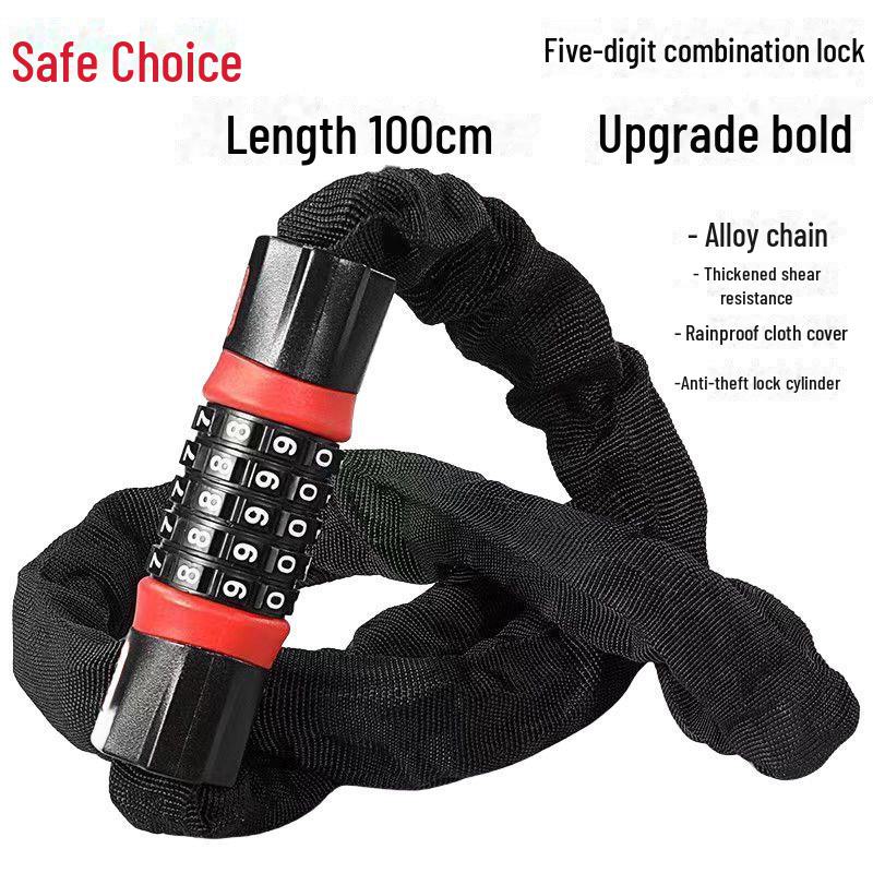 

Электрический противоугонный цепной замок для велосипедов, мотоциклов и горных велосипедов