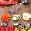 Multifunction Vegetable Slicer Stainless Steel Grater Cutter Shredders Carrot Grater Kitchen Accessories 3-In-1