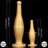 Gin Bottle Oversized Soft Posterior Anal Plugs Silicone Anal Dilator Female Toys Masturbator Anal Products