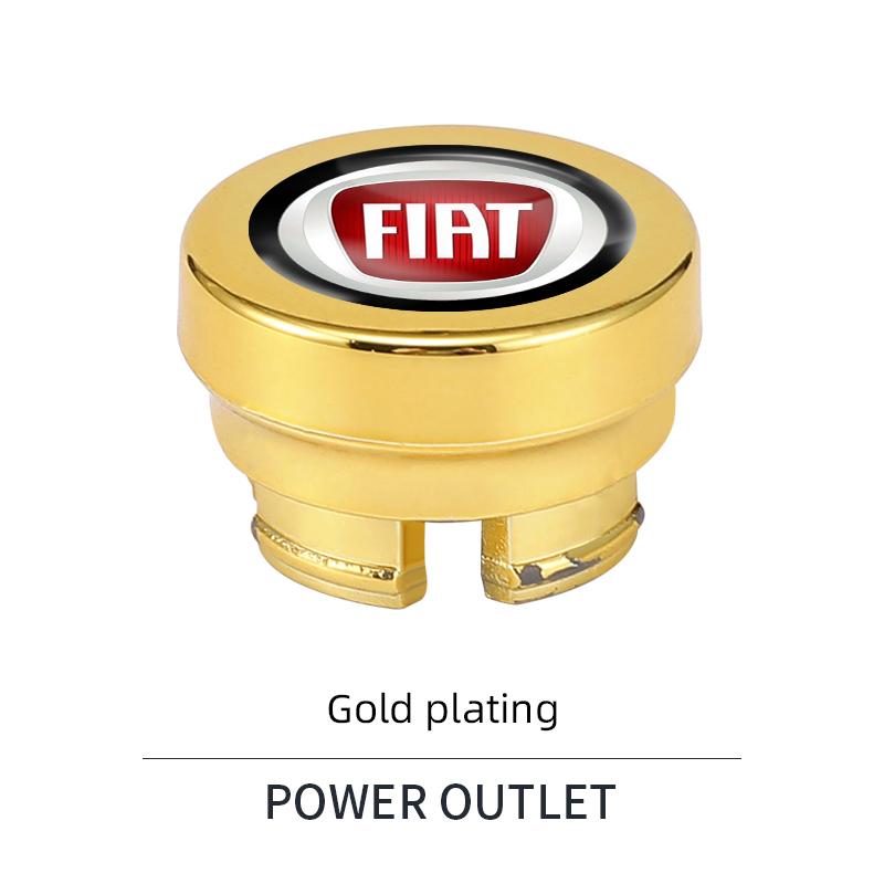 Car Cigarette Lighter Protective Cover Dust Plug Interior A Accessories For FIAT Abarth 500 Tipo  Punto Ducato Stilo Palio Bravo
