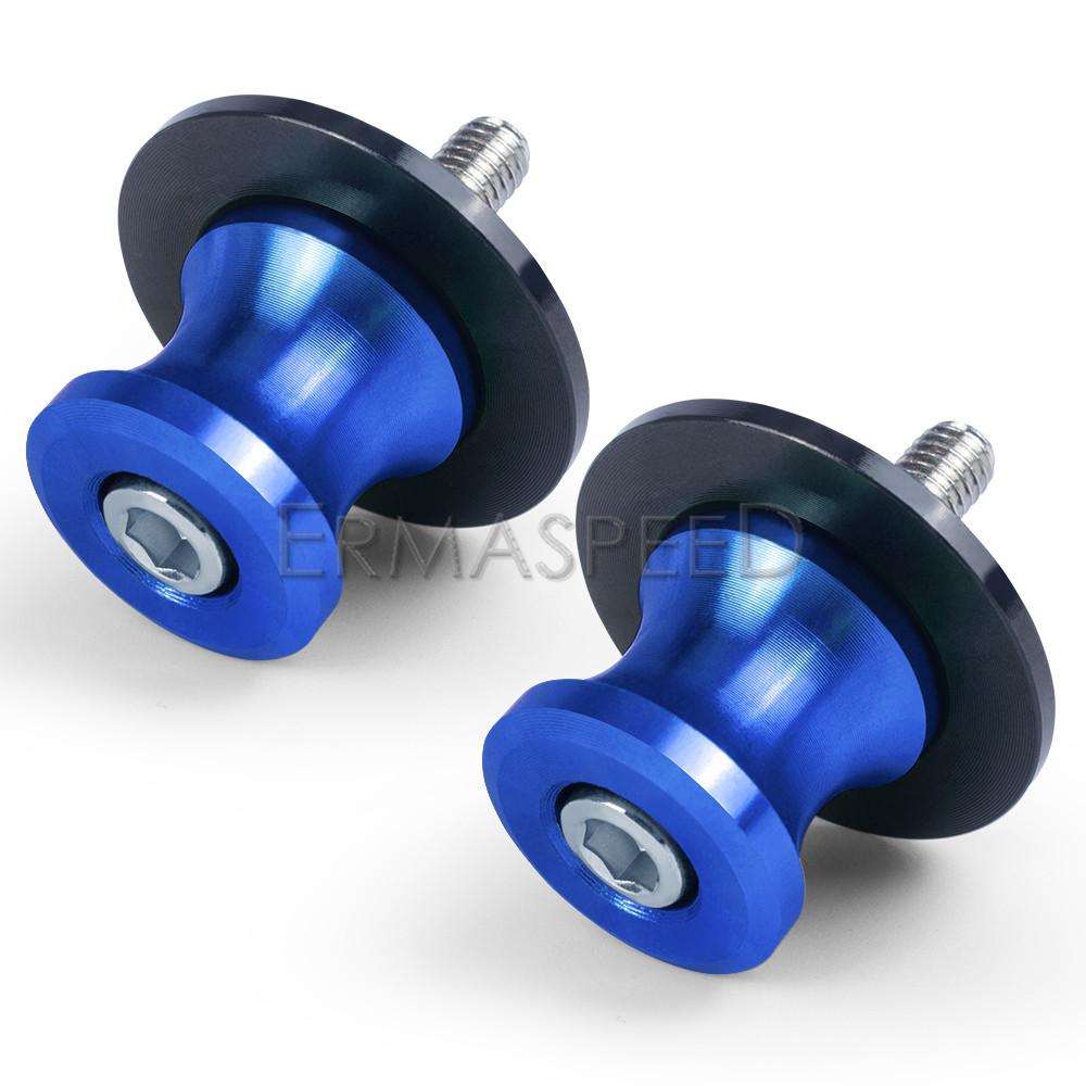 For YZF-R1 R6 R25 R3 R15 R125 Motorcycle Stand Screws 6mm Motorcycle Swingarm Spools Slider Stand Screw CNC Aluminum
