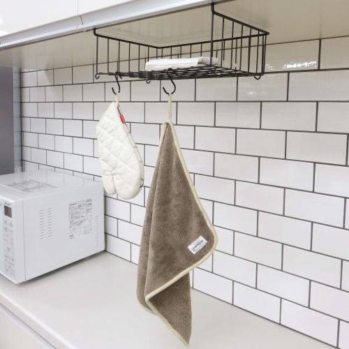 Towa Sangyo LD Absorbent Mat (Can Also Be Used As a Dishcloth), Brown, Approx. 30 X 40 Cm, Microfiber, 1 Sheet