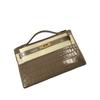 Crocodile Print Mini Bag Generation Small Square Bag Leather Shoulder Crossbody Women's Bag with Chain Dinner Bag