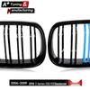 Verbessertes dreifarbiger Doppelstreben-Kühlergrill für BMW 3er E92/E93 (2006-2009)