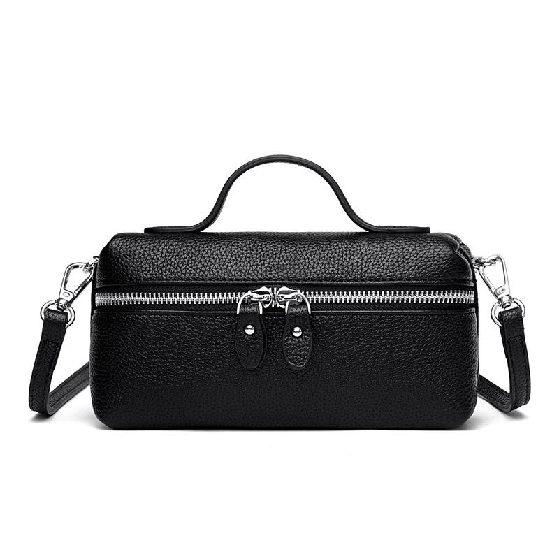 

New women s medium mother bag large capacity fashion shoulder portable messenger bag casual women s bag чёрный