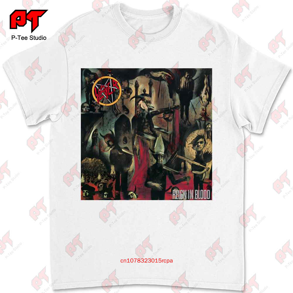 Slayer Reign In Blood Maglietta in Cotone P0L4
