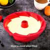 2 Pack Silicone Bundt Cake Pan, Fluted Pound Jello Baking Molds, 9.5'' Non-stick Round Tube Cake Pan Mold For Jello, Buntcake, Gelatin, Bread, Birthda