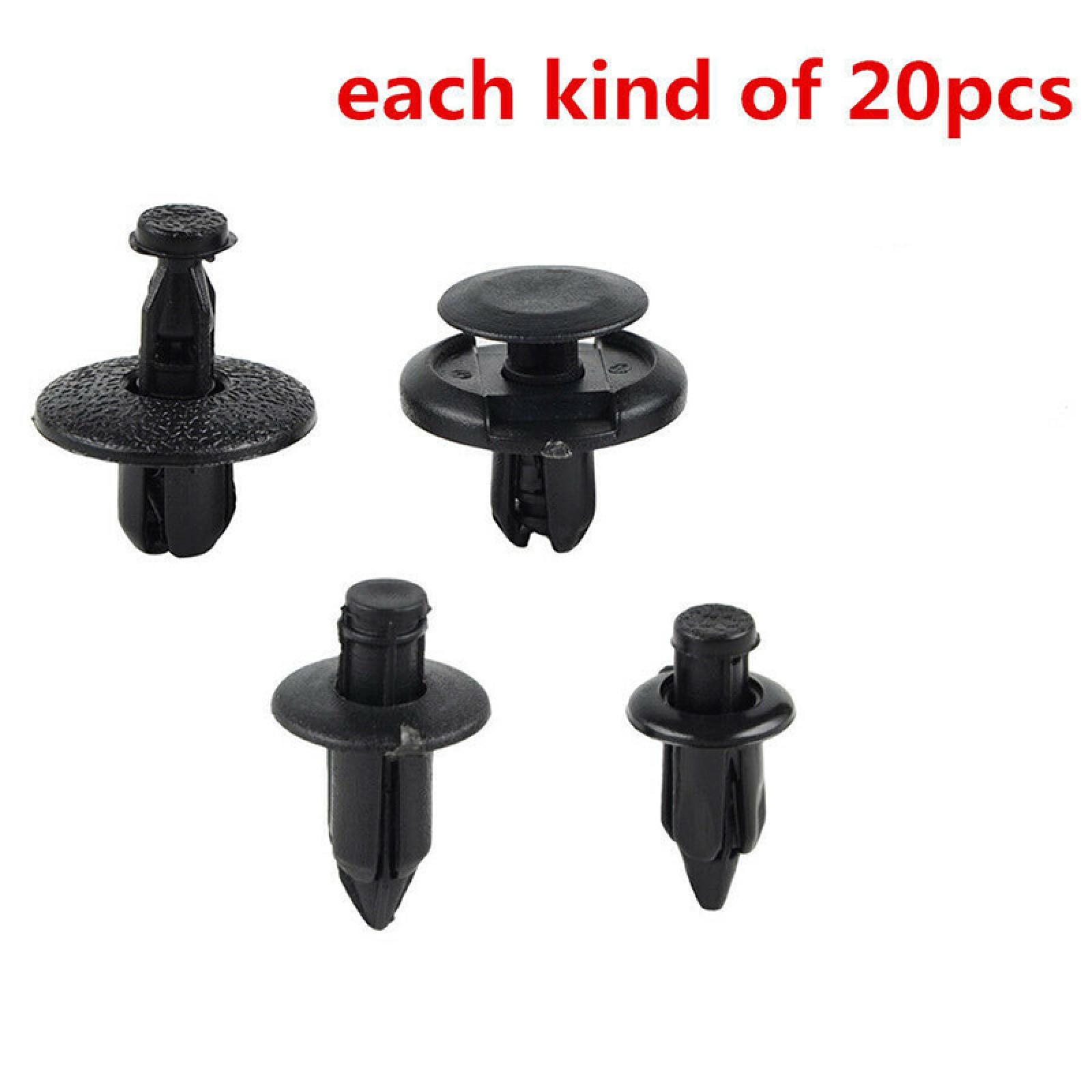 80PCS Fairing Rivet Kit for Polaris Sportsman 450-1000 Ranger RZR ATV Motorcycle Body Panel Push Rivets, M6 M7 M8 Fastener Set United States