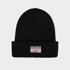 LOOKING4U On the Moment Vintage Label Beanie BLACK