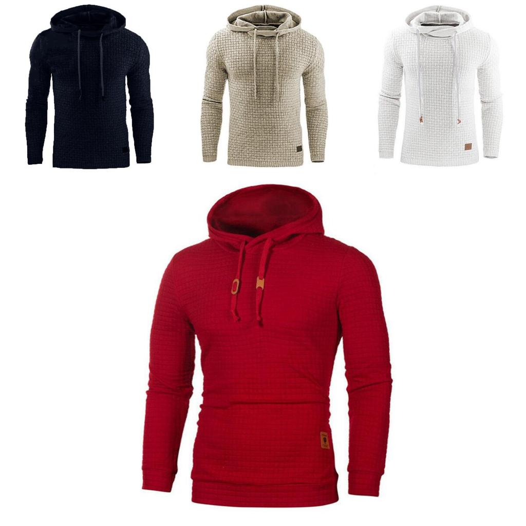 Men's Soft Hooded Pullover Jacket In Fashionable Colors For Stylish Comfort