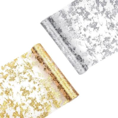 Goldener Tischläufer 28CM×10M, Perfekt für Hotel-Lobbys und Hochzeitsausstellungen