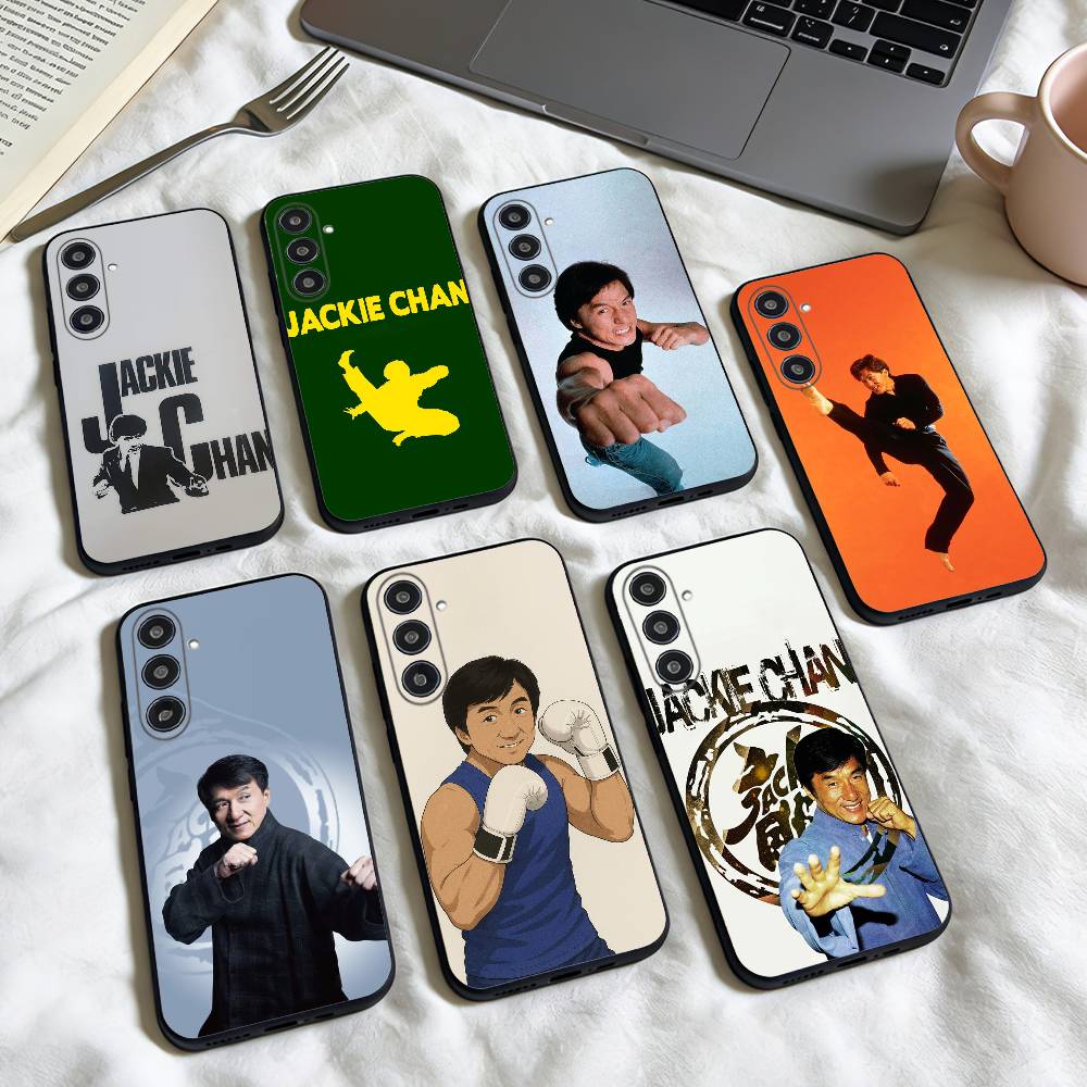 Chinese Kung Fu J-Jackie Chan Phone Case For Samsung Galaxy A73,A72,A71,A70,A53,A52,A51,Others Soft Black Shell