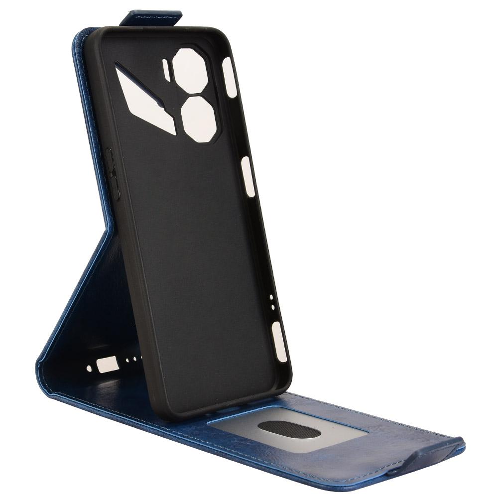For ZTE nubia Neo 3 5G Stand Case Magnetic Clasp Vertical Flip Leather Phone Cover with Card Holder