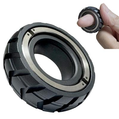 Fidget Fidget Ring Time Stress Adult Desk Stress Christmas Gold Slider, Toy, Toy, Killer, Relief, Toy, Gift, Relief, Gift, Aluminum, (Black)