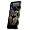 Love Skeleton Skull Hard PC Phone Case For Samsung Galaxy Z Flip 6 5 4 Black Cover For Galaxy Z Flip 3 Foldable Shockproof Capas
