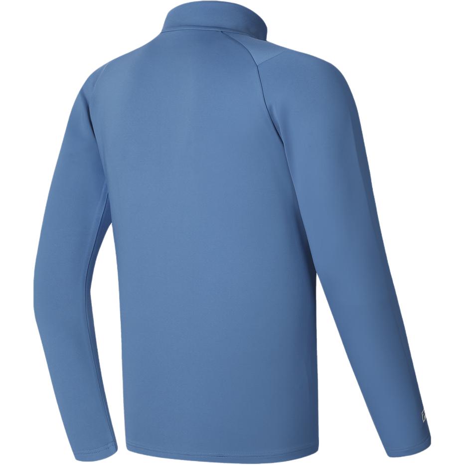 Fila Mens Knitted Long Sleeve Jacket 2023 Spring New Simple Basic Sports Comfortable Top Men Tops Flash-Butterfly-Blue A11M411508F-DB