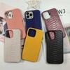 Crocodiles Skin Design PU Leather Phone Case for iPhone 15/12Promax/13/14plus/14Pro Max Shockproof Hard Phone Case