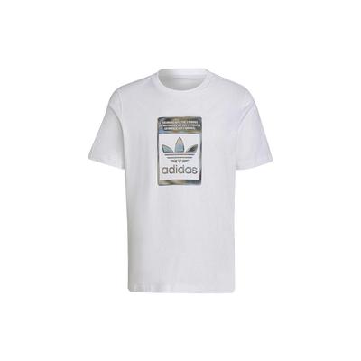Originals Camo Infill Tee Vintage Logo Sports Rundhals Kurzarm T-Shirt Herren Oberteile Weiß H13500