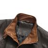Men's Leather PU Vest Casual Retro Men's Jacket Trendy Work Vest Jacket