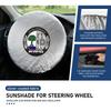 Car Steering Wheel Anti-Heat Sun Shade Cover Sunscreen Insulation Protect Shield For AMG Benz CITAN VITO SPRINTER CLS SLK W202