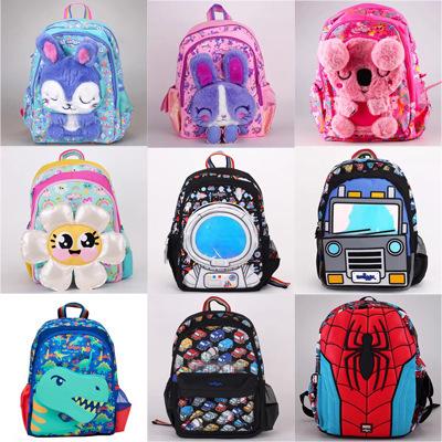 School Bag For Primary School Students Medium Double Shoulder Burden Reduction Ultra Light Backpack