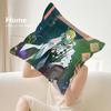 Genshin Impact Baizhu Pillow Case Sofa Decorative Home Double-Sided Print Plush Square Throw Pillow Covers Cushion Decor Cover
