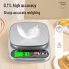 Jinmiaogao Precision Mini Stainless Steel Kitchen Scale 5KG/0.5G (CN Version)