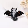 Blucome Handmade Safety Pins Custom Halloween Owl Brooches Bag Lapel Pin Cartoon Animal Badge Jewelry Gift for Kids Friends