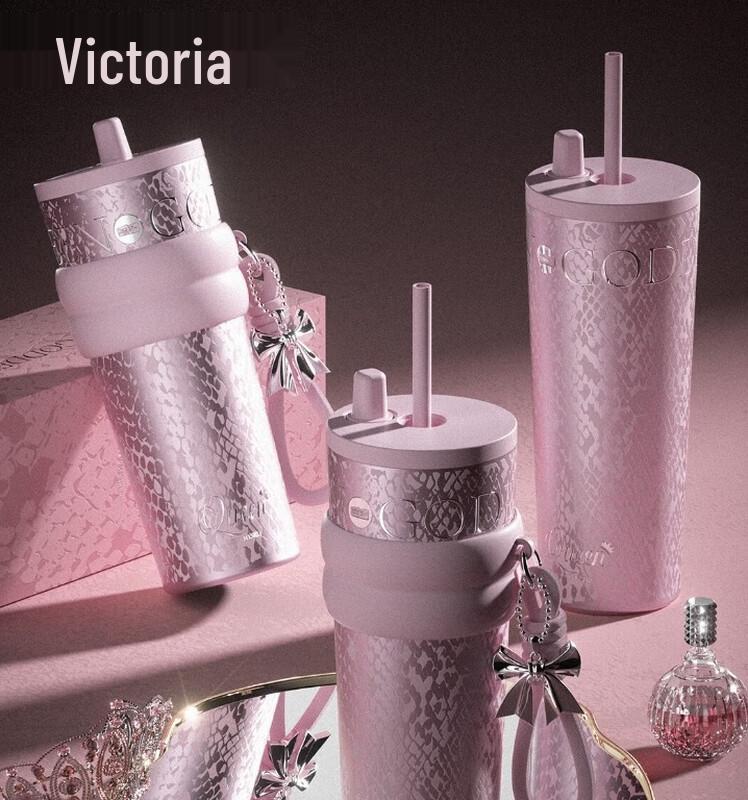

Stylish Insulated Straw Tumbler Gift Set 710ml