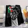 Wolfsberger AC pattern Flannel Blanket, High quality Comfortable for All Seasons, Home Decor, Warmth and Comfort, Perfect for Gifts.