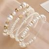 1890pcs 4/6/8/10/12mm Size Pearl Beads Set Round Shape Jewelry Making Beads  for Necklaces