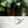 Umora Incense Holder with Cat Cute Aromatherapy Cat Incense Relaxing 3D Cat Soothing Item Design, Decor, Burner, Design, (Calico Cat)