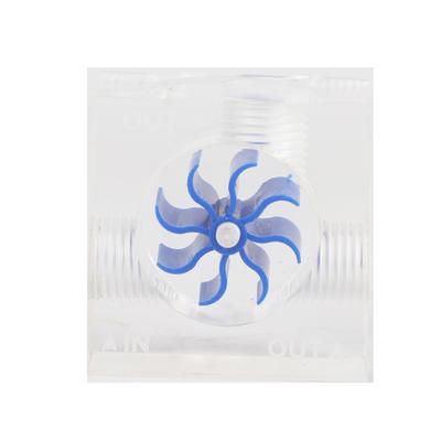 Wasserkühlung Durchflussanzeige Acryl G14in Gewinde Computerzubehör LSJ PM3(blau )