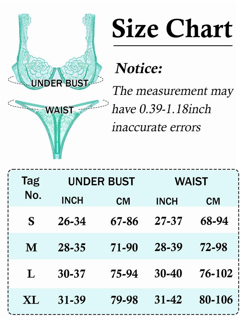 Sexy Lingerie Bra and Shorts Beautiful Lace Floral Padless S [Maeau] Set, Breasts, Underwear, See-through, Women's, Embroidered, Pattern, Bra, Sheer,