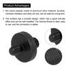 uxcell Microphone Stand Adapter, 1/4" Female to M5 Female Double-Sided Camera Screw, Aluminum Alloy, for Microphone Stand Mount, Black