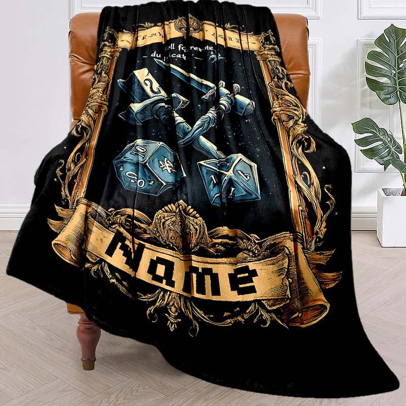 Tool Customize Your Name Blanket Used For Chair Office Sofa Bed Camping Soft And Warm Giving Friends And Relatives Birthday Gifts Graduation Gifts
