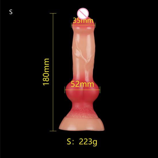 1PC Silicone Big Butt Plug Prostate Massager Realistic Huge Dog Dildo Anal Plug With Suction Cup Adult Sex Toys for Men Women